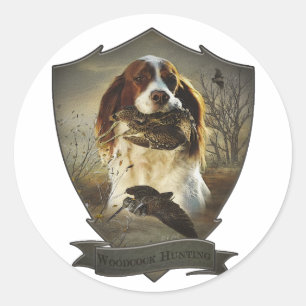 Französische Bretagne, Kunst Runder Aufkleber