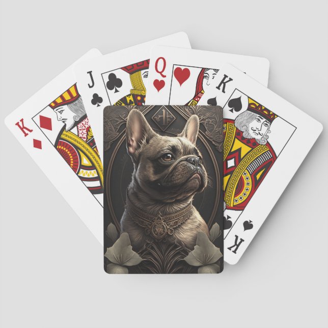 Französische BullDog Classic Playing Cards Spielkarten (Rückseite)