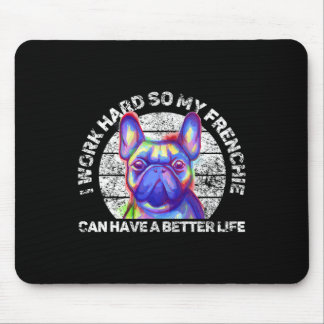 Französische Bulldog Fun Quotes Redewendungen Nied Mousepad