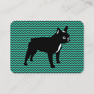 Französische Bulldog-Grüne Karten