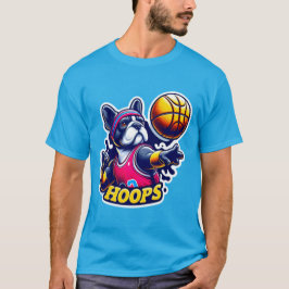FRANZÖSISCHE BULLDOG-HOOPS 2 T-Shirt
