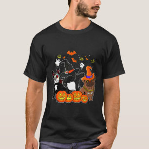 Französische Bulldog-Kostüme Zombie Hexe T-Shirt