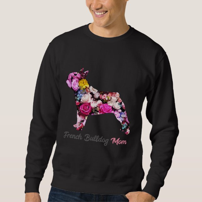 Französische Bulldog-Mama 68 Sweatshirt (Vorderseite)