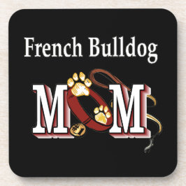 Französische Bulldog-Mama-Geschenke Getränkeuntersetzer