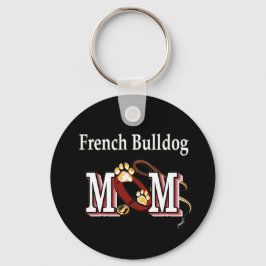 Französische Bulldog-Mama-Geschenke Schlüsselanhänger