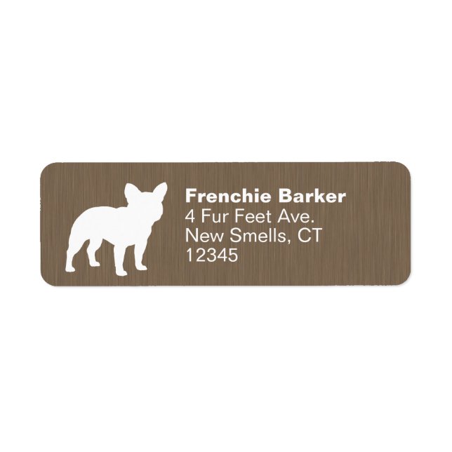 Französische Bulldog-Silhouette Frenchie Dog Lover (Vorne)