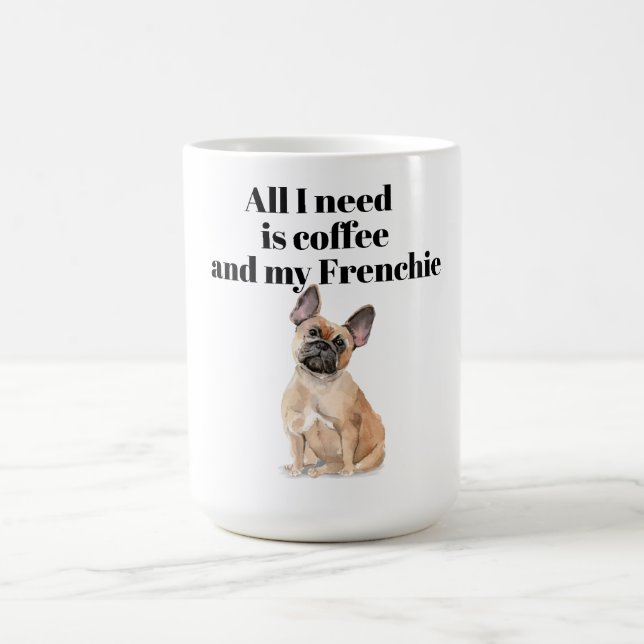 Französische Bulldog-Tasse für französische Liebha Kaffeetasse (Mittel)
