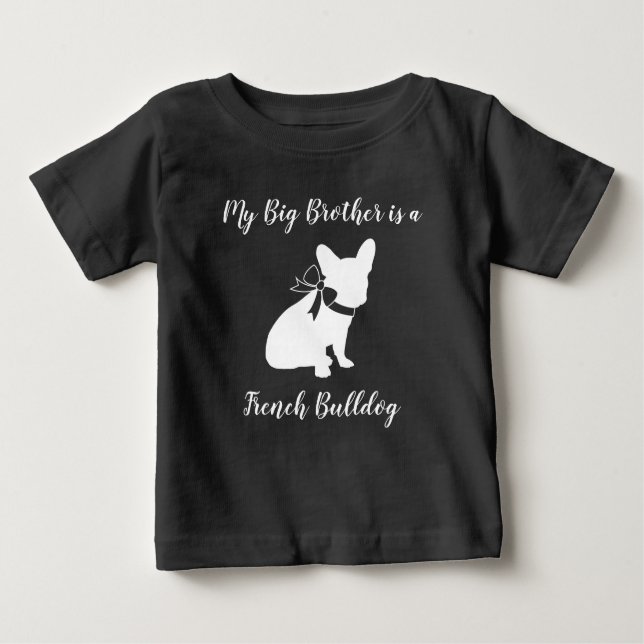 Französische Bulldog Themenparty - Babydusche neut Baby T-shirt (Vorderseite)