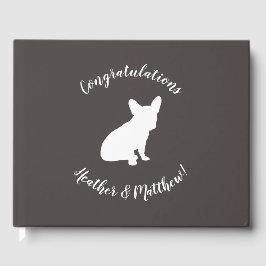 Französische Bulldog Themenparty - Babydusche neut Gästebuch