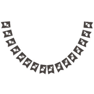 Französische Bulldog Themenparty - Babydusche neut Wimpelkette