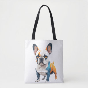 Französische Bulldog Vector Kunst mit lebhaften Fa