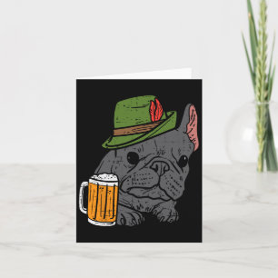 Französische Bulldogge Bayerischer Frenchie Hund Karte