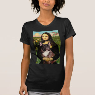Französische Bulldogge (br10) - Mona Lisa T-Shirt