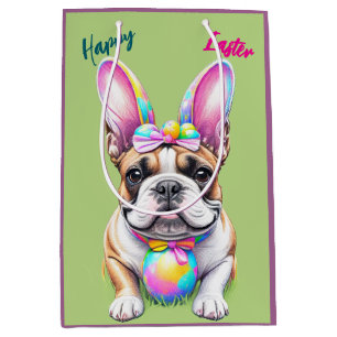 Französische Bulldogge Bunny Oster Bulldogge Mittlere Geschenktüte
