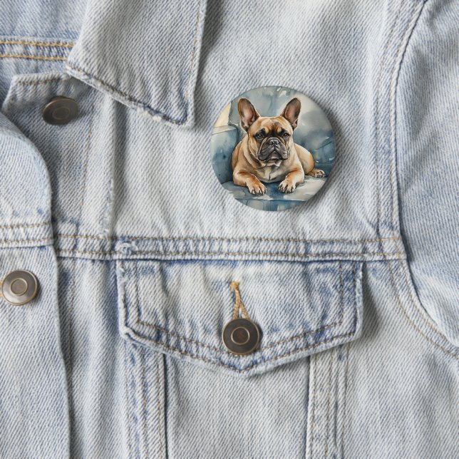 Französische Bulldogge Button (Beispiel)