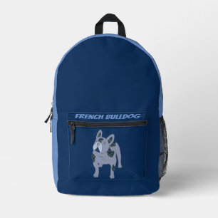 Französische Bulldogge Cartoon French Bulldog Bedruckter Rucksack
