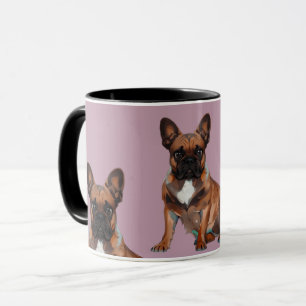 Französische Bulldogge Cartoon French Bulldog Tasse