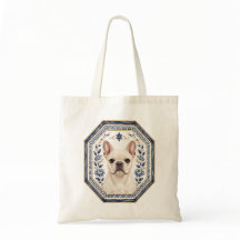 Französische Bulldogge Chinoiserie-Tasche