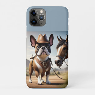 Französische Bulldogge Cowboyhut French Bulldog Case-Mate iPhone Hülle