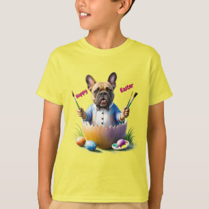 Französische Bulldogge Ei Ostern French Bulldog T-Shirt