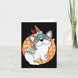 Französische Bulldogge Eis Frenchie Geburtstag  Karte
