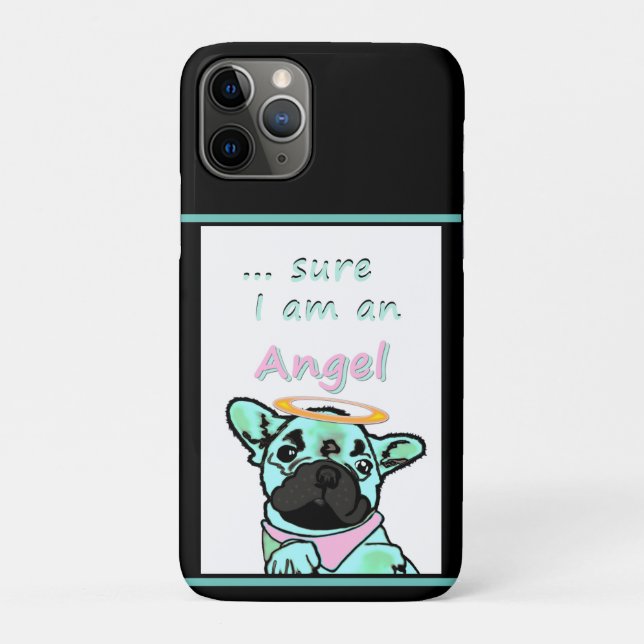 Französische Bulldogge Engel French Bulldog Case-Mate iPhone Hülle (Rückseite)