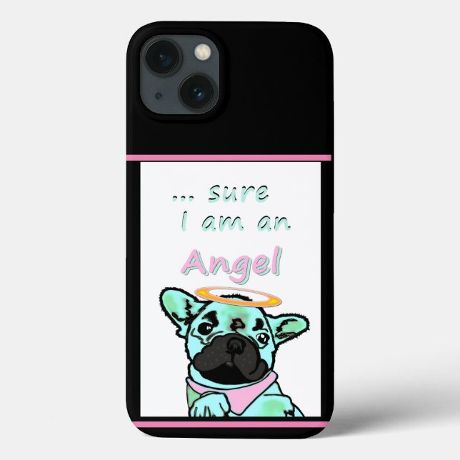 Französische Bulldogge Engel French Bulldog Case-Mate iPhone Hülle (Rückseite)