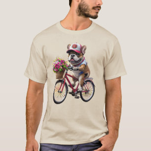 Französische Bulldogge Fahrrad French Bulldog T-Shirt