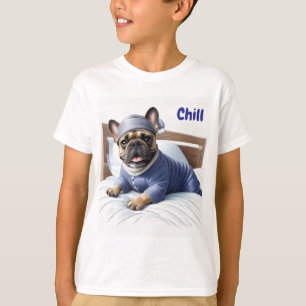 Französische Bulldogge Festival Sleep Day Bulldog T-Shirt