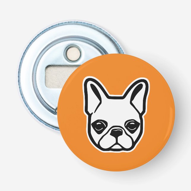 Französische Bulldogge Flaschenöffner (Vorderseite)