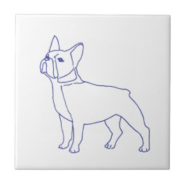 Französische Bulldogge Fliese