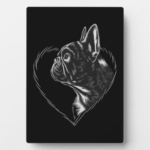 Französische Bulldogge Fotoplatte
