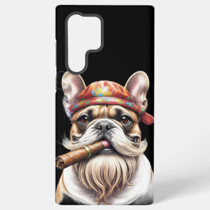 Französische Bulldogge French Bulldog Hippie Samsung Galaxy Hülle