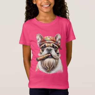 Französische Bulldogge French Bulldog Hippie T-Shirt