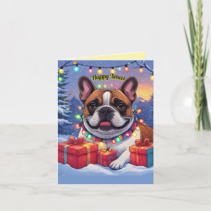 Französische Bulldogge French Bulldog Weihnachten