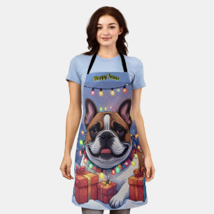 Französische Bulldogge French Bulldog Weihnachten Schürze