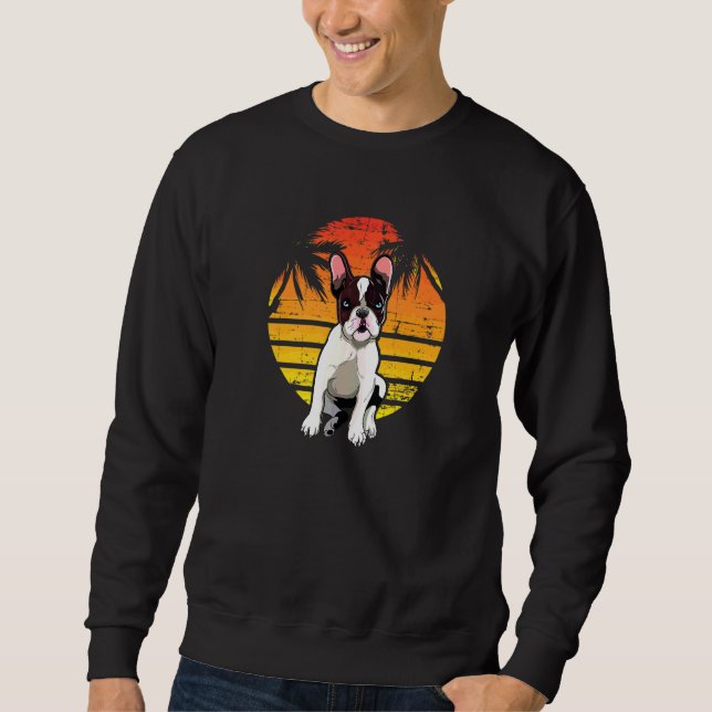 Französische Bulldogge Frenchie Hunderasse  4 Sweatshirt (Vorderseite)
