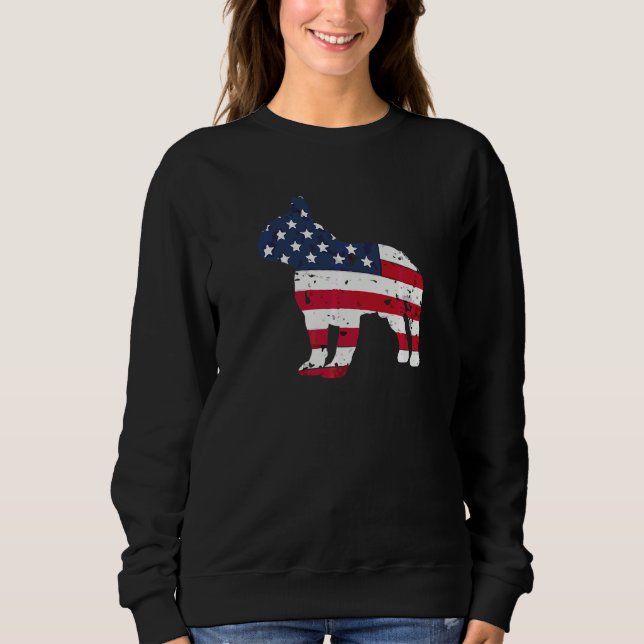 Französische Bulldogge Frenchie Hunderasse Sweatshirt (Vorderseite)