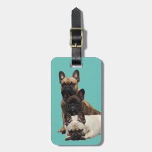 Französische Bulldogge Freunde French Bulldog Gepäckanhänger