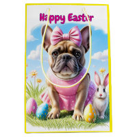 Französische Bulldogge Frohe Ostern French Bulldog
