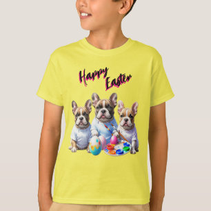 Französische Bulldogge Frohe Ostern French Bulldog T-Shirt