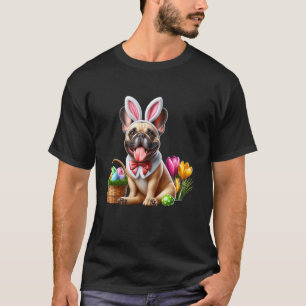Französische Bulldogge Frohe Ostern T-Shirt