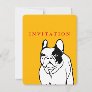 Französische Bulldogge Geburtstag Einladung