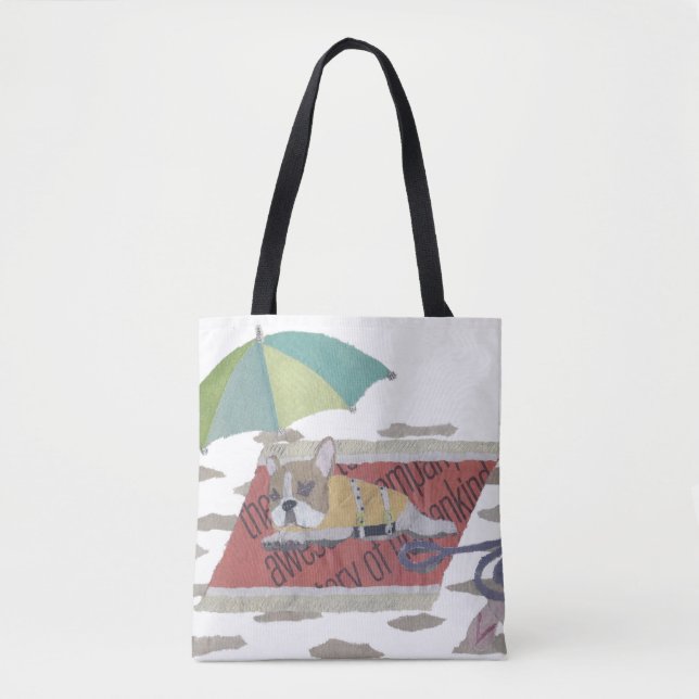 Französische Bulldogge, geschecktes Frenchie, (Vorderseite)