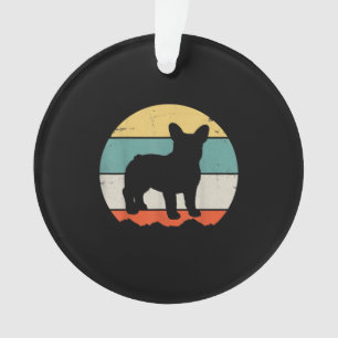 Französische Bulldogge Geschenk Mädchen Kinder f Ornament