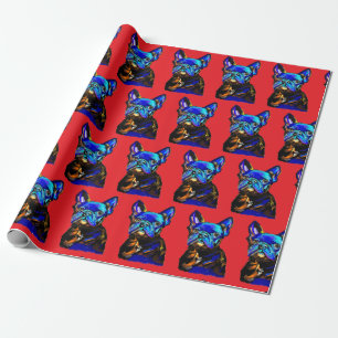 Französische Bulldogge Geschenkpapier