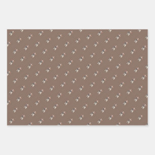 Französische Bulldogge Geschenkpapier Set