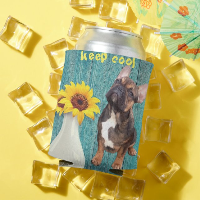 Französische Bulldogge Getränkekühler Dosenkühler (In Situ Sommer)