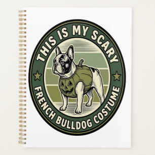 Französische Bulldogge Halloween Grusel Kostüm Planer