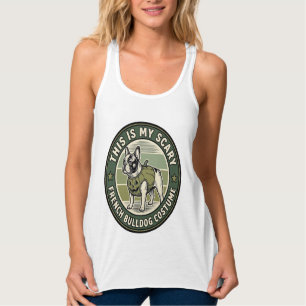 Französische Bulldogge Halloween Grusel Kostüm Tank Top